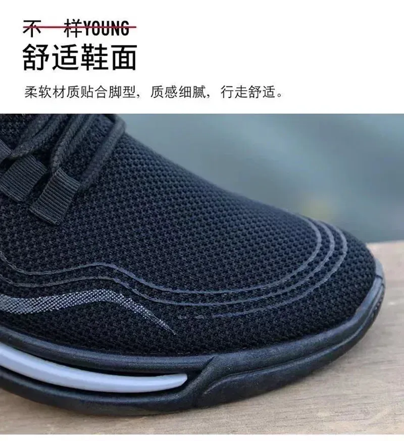 Men Shoes Casual Yez Fashion Sneakers Slip on Male Sport Running Shoes Breathable Training Walking Tennis Flats