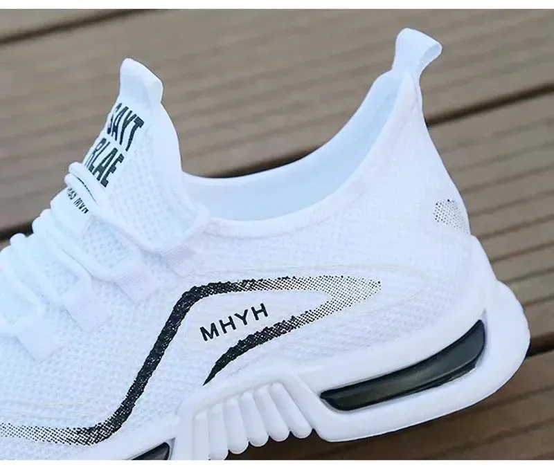 Men Shoes Casual Yez Fashion Sneakers Slip on Male Sport Running Shoes Breathable Training Walking Tennis Flats