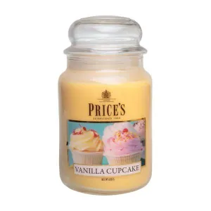 Prices Candles Scented Large Jar - Vanilla Cupcake